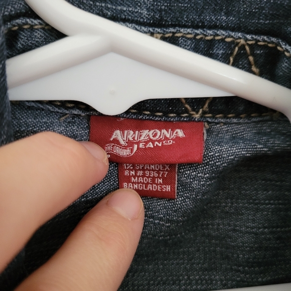Arizona Jean Company Girls Denim Jacket, Size 2T - Picture 3 of 7